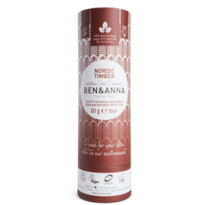 Ben & Anna Tuhý deodorant (60 g) - Severské dřevo - vůně vhodná pro muže Ben & Anna