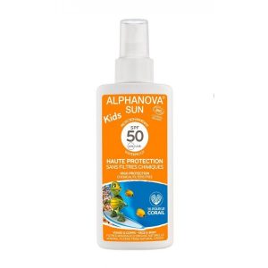 Alphanova Sun Opalovací krém ve spreji pro děti SPF 50 BIO (125 g) - Sleva Alphanova Santé