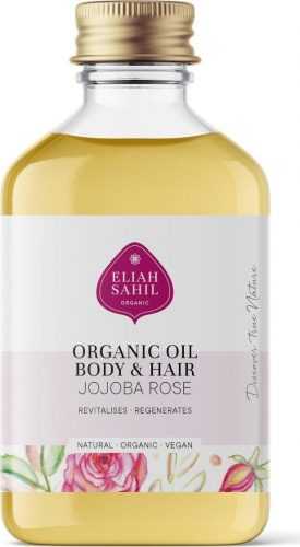 Eliah Sahil Organic Tělový a vlasový olej jojoba a růže 100 ml