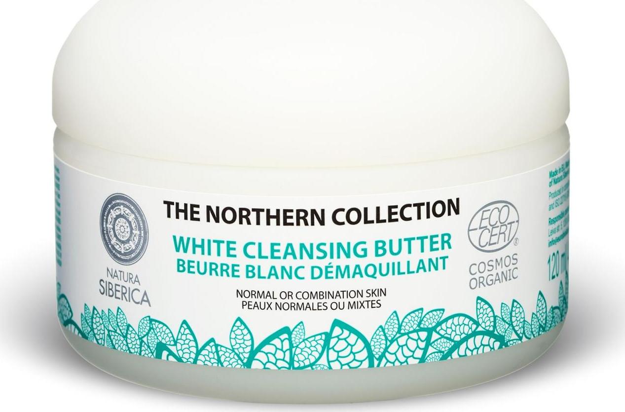 Natura Siberica Bílé sibiřské máslo pro čištění pleti