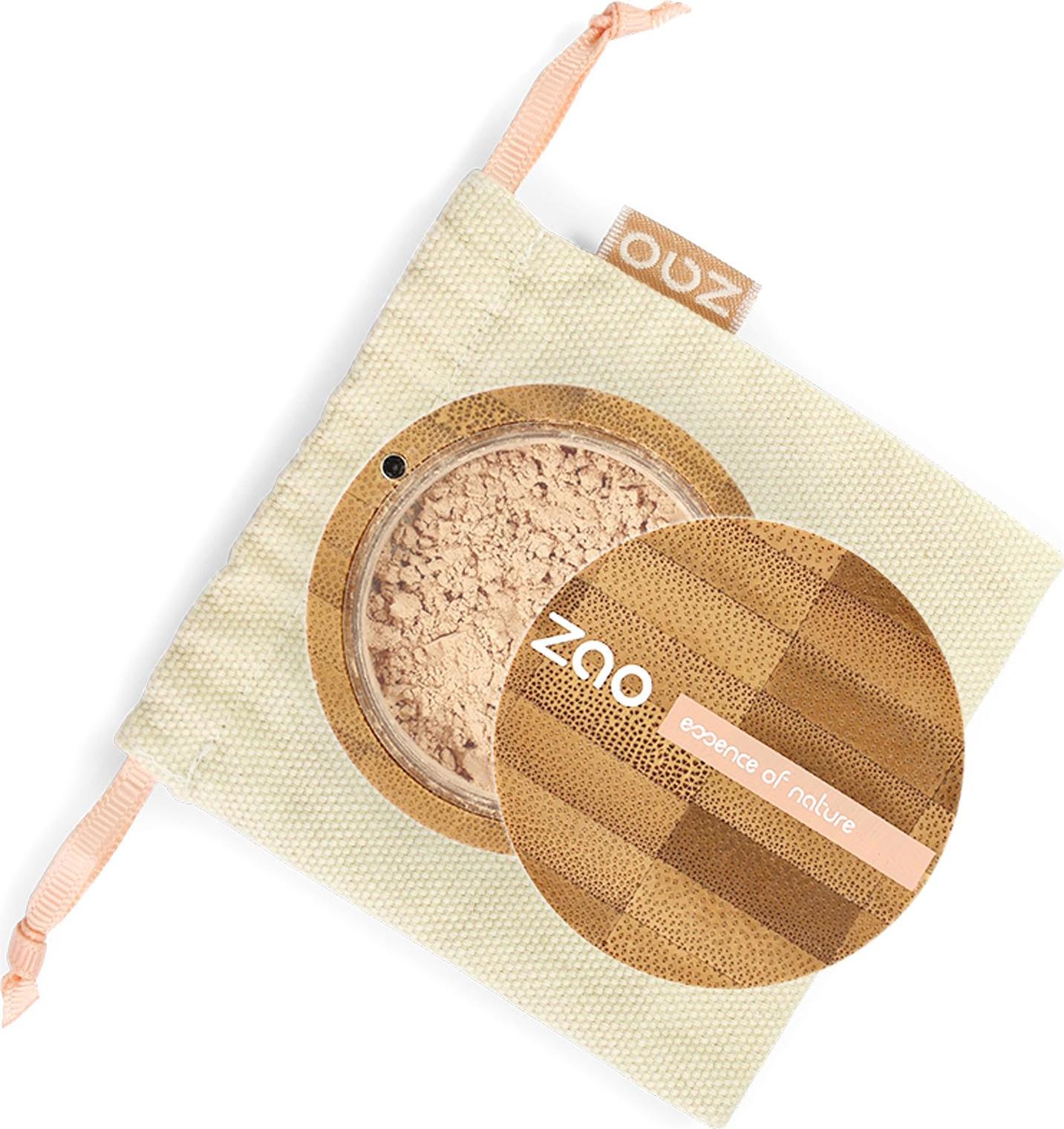 ZAO Hedvábný minerální make-up 509 Sand beige 15 g bambusový obal