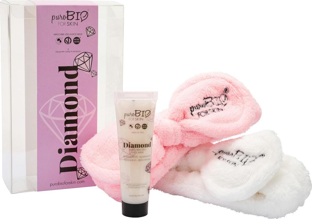 puroBIO cosmetics Diamond pleťová maska 1 ks