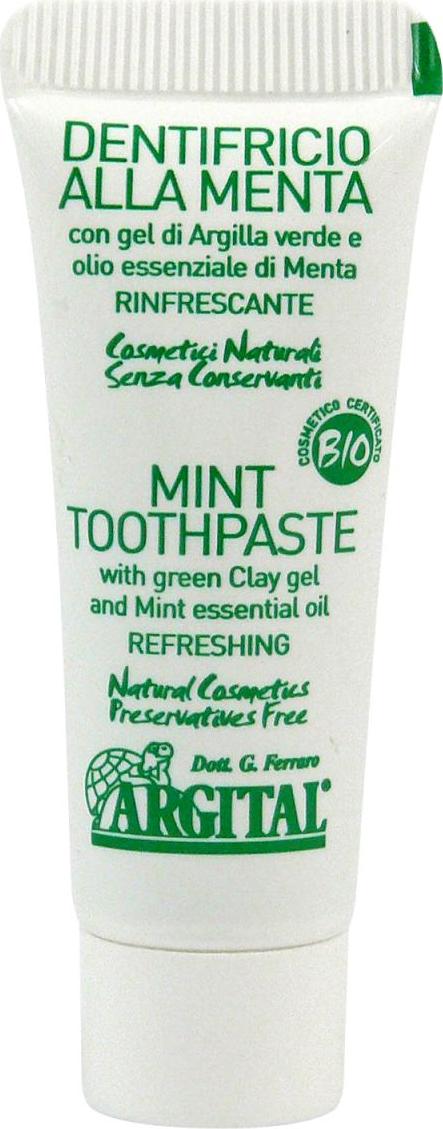 Argital Zubní pasta s mátou a zeleným jílem 10 ml