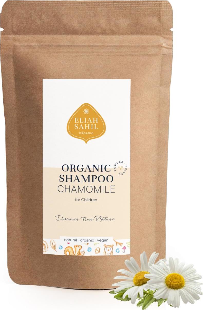 Eliah Sahil Organic Práškový šampon pro děti heřmánek 250 g