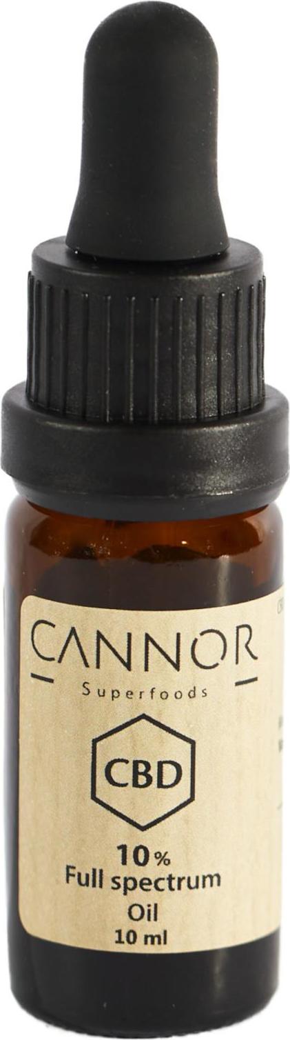 CANNOR CBD konopný olej celospektrální 10% 10 ml