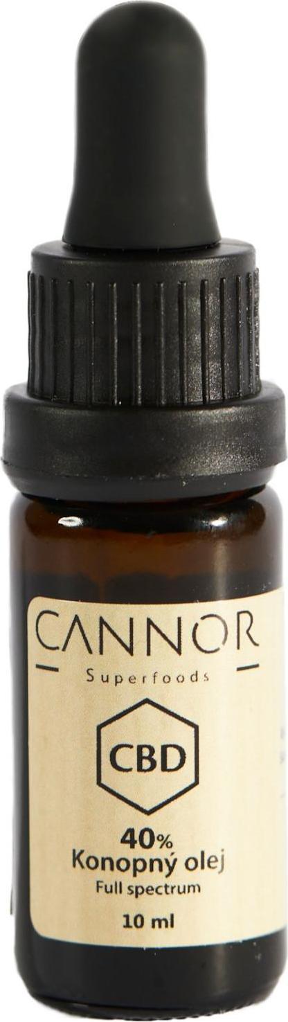 CANNOR CBD konopný olej celospektrální 40% 10 ml