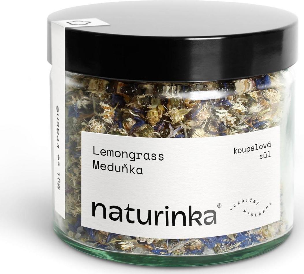 Naturinka Koupelová sůl Lemongrass/Meduňka
