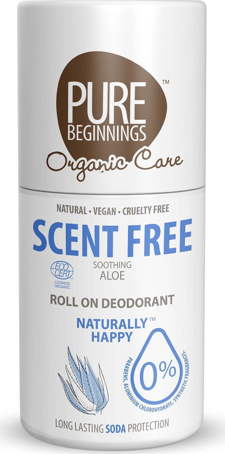 PURE BEGINNINGS Roll On Deodorant Scent Free BIO 75 ml