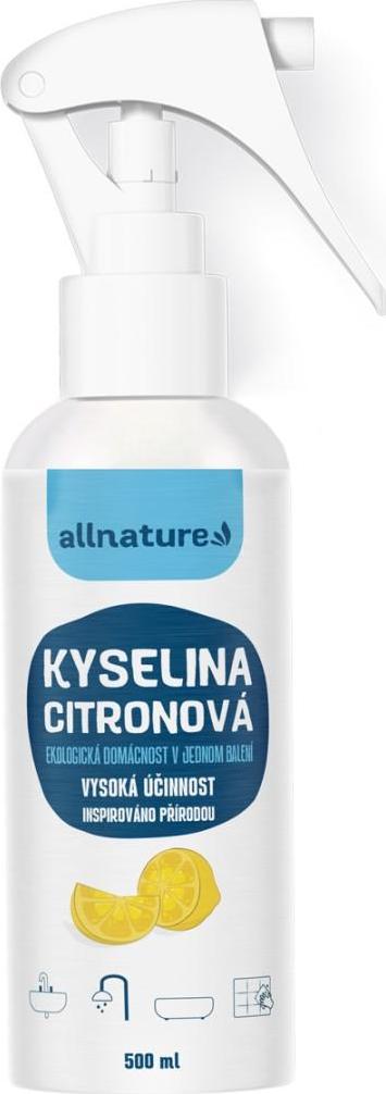 Allnature Kyselina citronová ve spreji 500 ml
