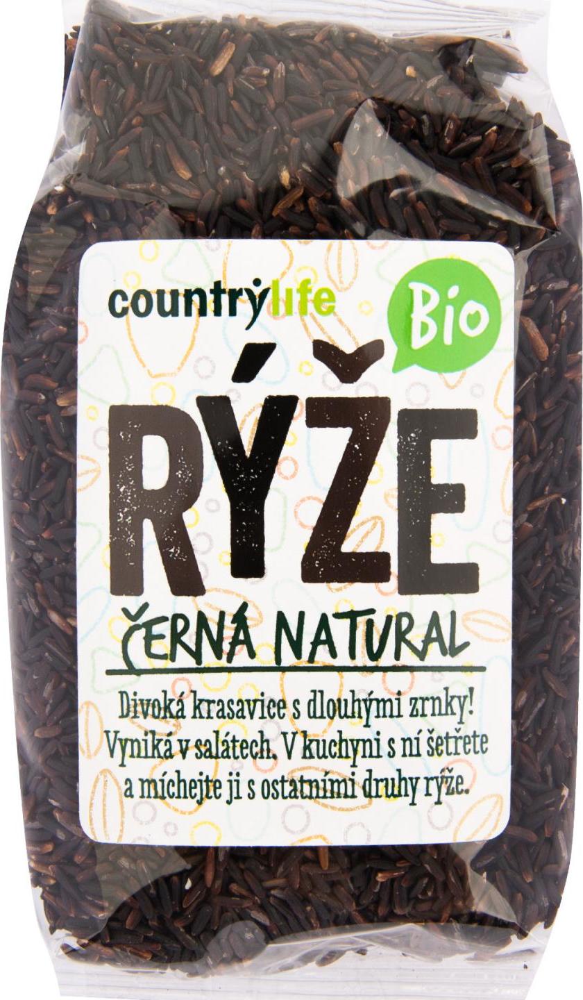 Country Life Rýže černá natural BIO 500 g