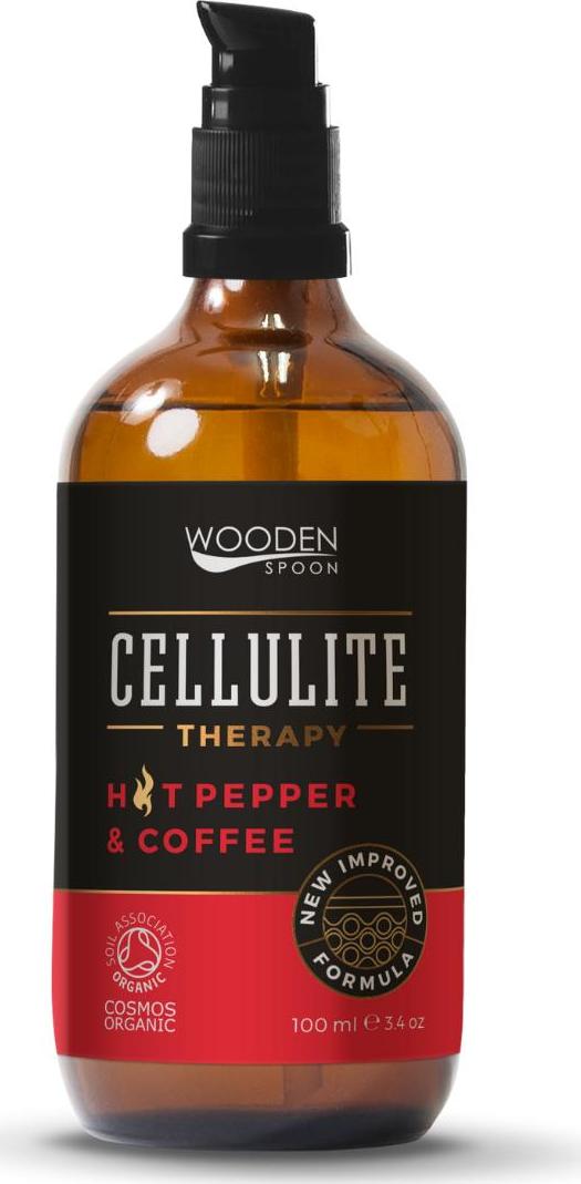 WOODEN SPOON Olej proti celulitidě s pepřem a kávovým extraktem 100 ml