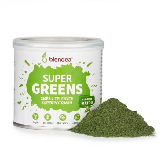 Blendea Supergreens BIO (30 porcí) - směs zelených superpotravin Blendea