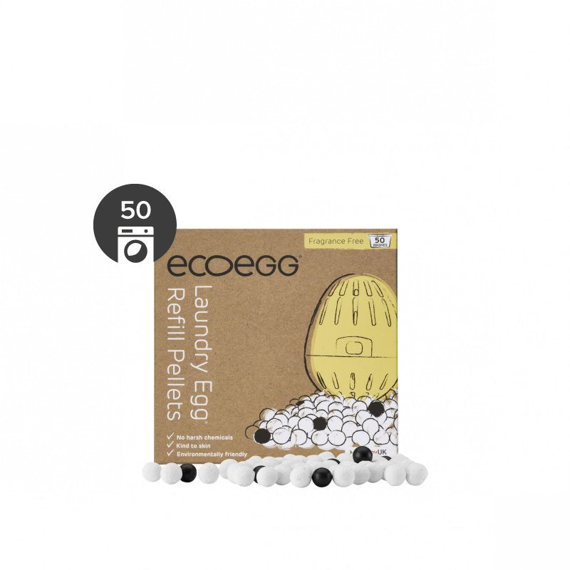 Ecoegg Náplň do pracího vajíčka bez vůně - na 50 pracích cyklů 50 - vhodné pro alergiky i ekzematiky Ecoegg
