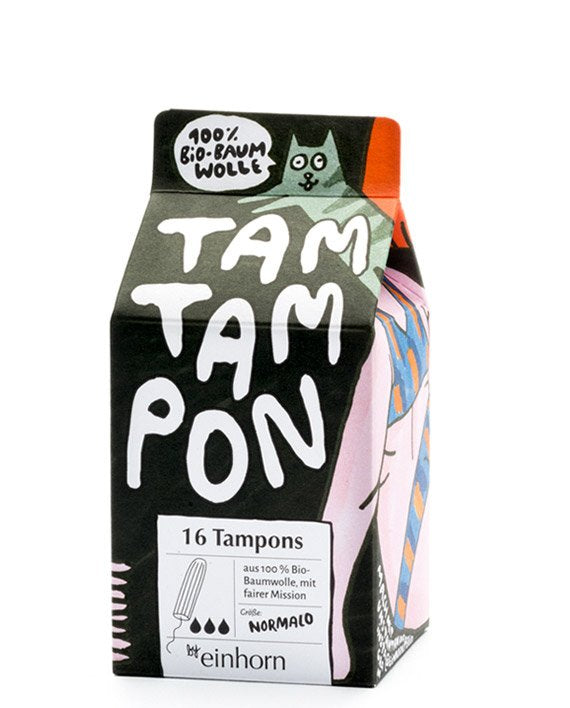 Einhorn Tampony TamTampon Normalo (16 ks) - hypoalergenní z bio bavlny Einhorn