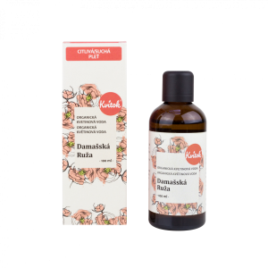Kvitok Květov&aacute; voda - dama&scaron;sk&aacute; růže BIO 100 ml - univerz&aacute;ln&iacute; využit&iacute; Kvitok