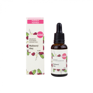 Kvitok Malinov&yacute; pleťov&yacute; olej nerafinovan&yacute; BIO (30 ml) - s lehkou vůn&iacute; malin Kvitok