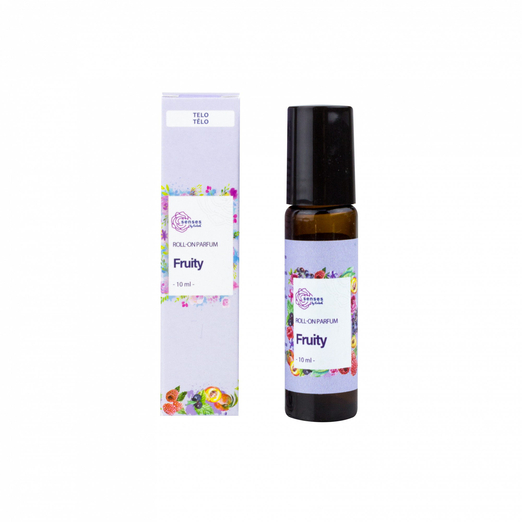 Kvitok Roll-on olejový parfém Fruity (10 ml) - s vůní malin