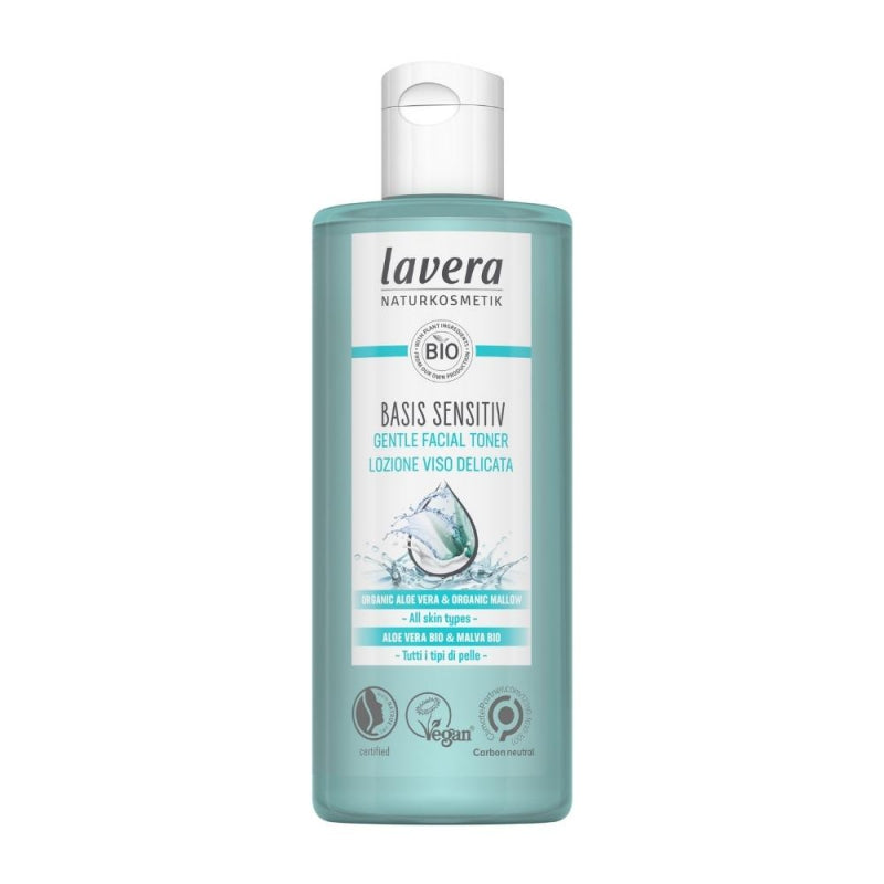 Lavera Basis Sensitive Jemná hydratační pleťová voda s Aloe vera BIO (200 ml) - pro všechny typy pleti Lavera