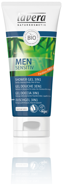 Lavera Sprchový gel a šampon pro muže Sensitive 3v1 BIO (200 ml) Lavera