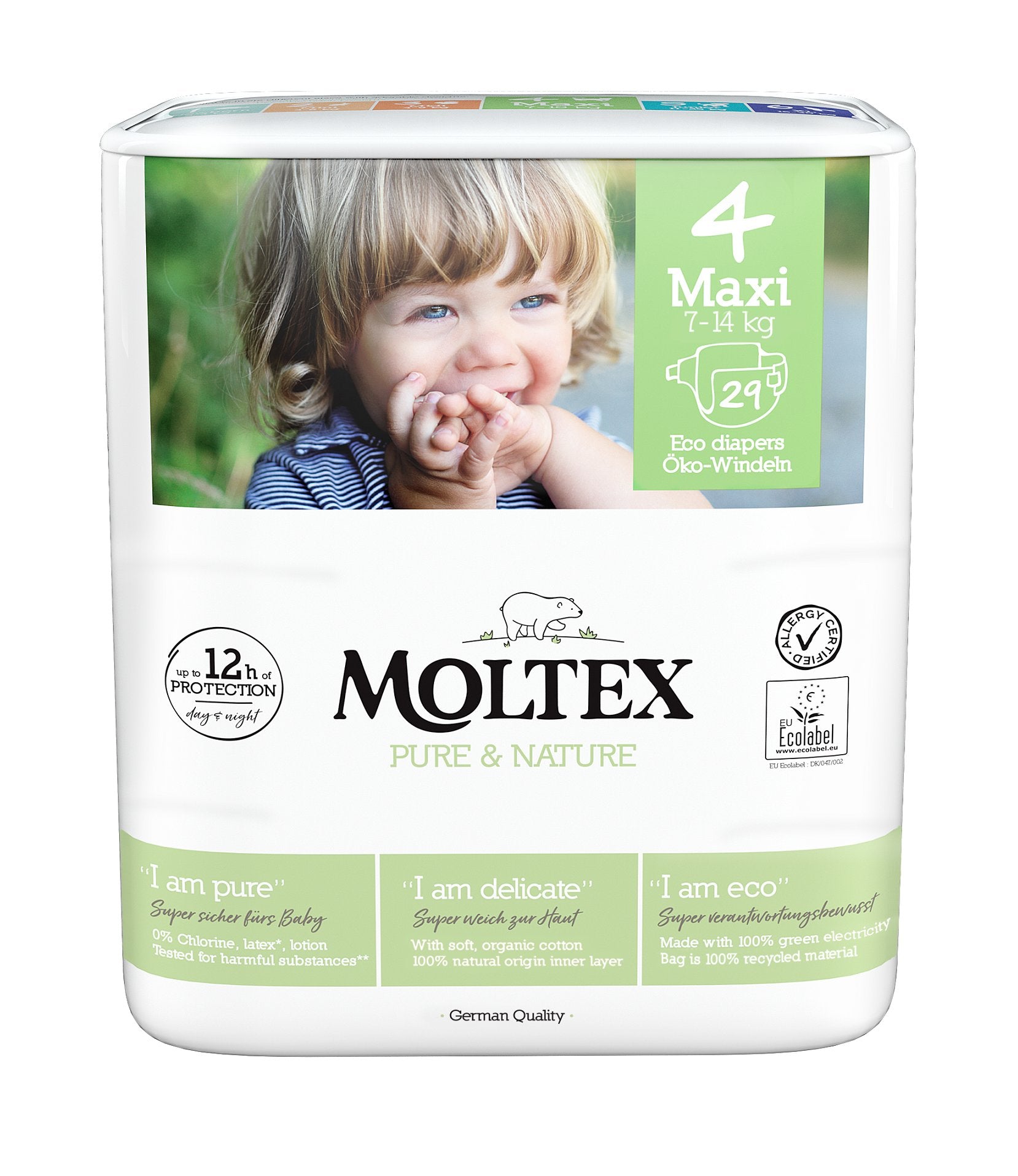 Moltex Ekoplenky Pure & Nature - Maxi (7-14 kg) (29 ks) Moltex