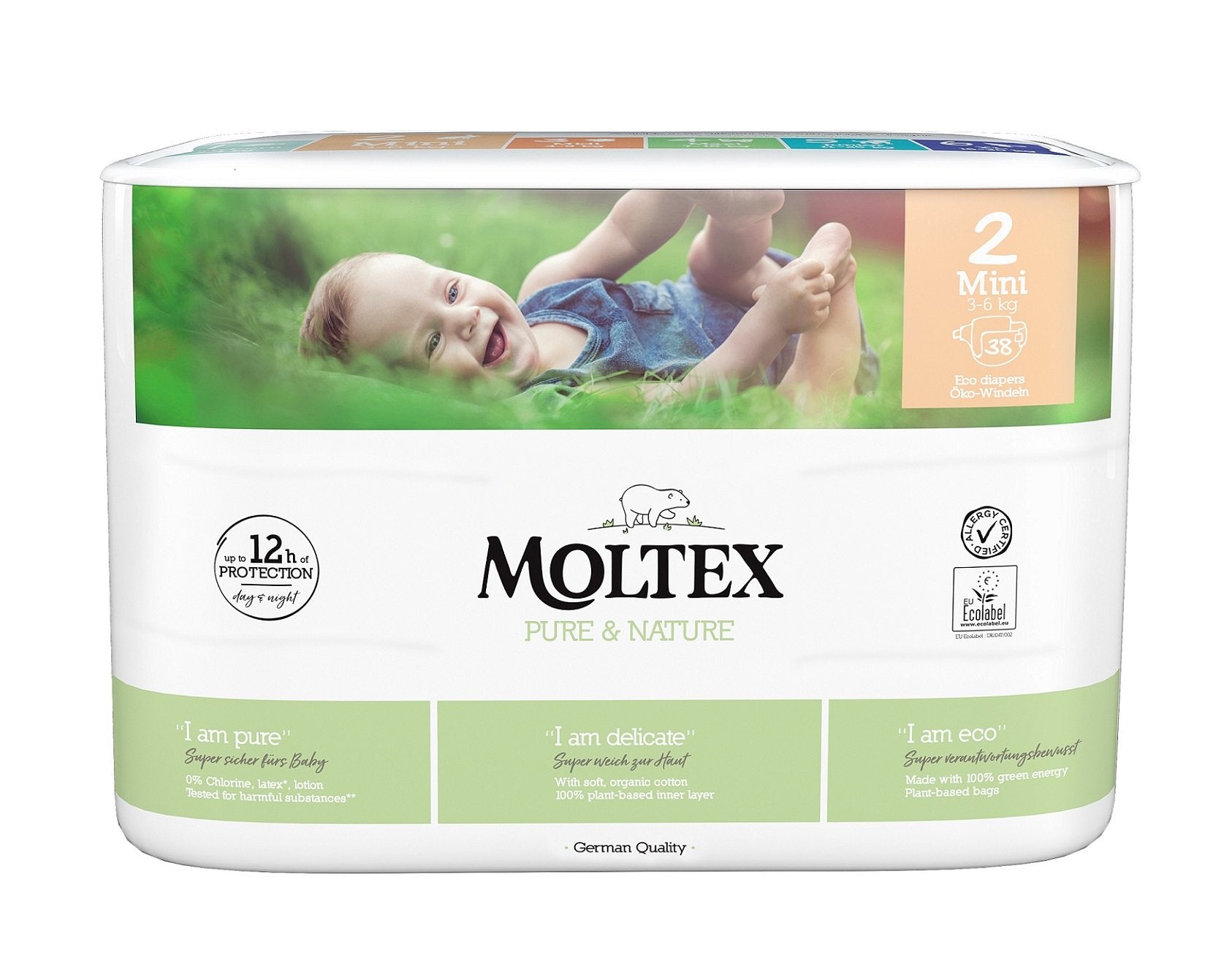 Moltex Ekoplenky Pure & Nature - Mini (3-6 kg) (38 ks) Moltex