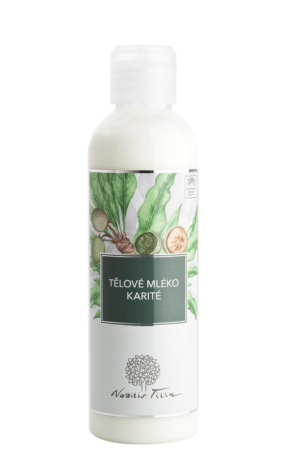 Nobilis Tilia Tělové mléko Karité (200 ml) - ideální pro suchou pleť Nobilis Tilia