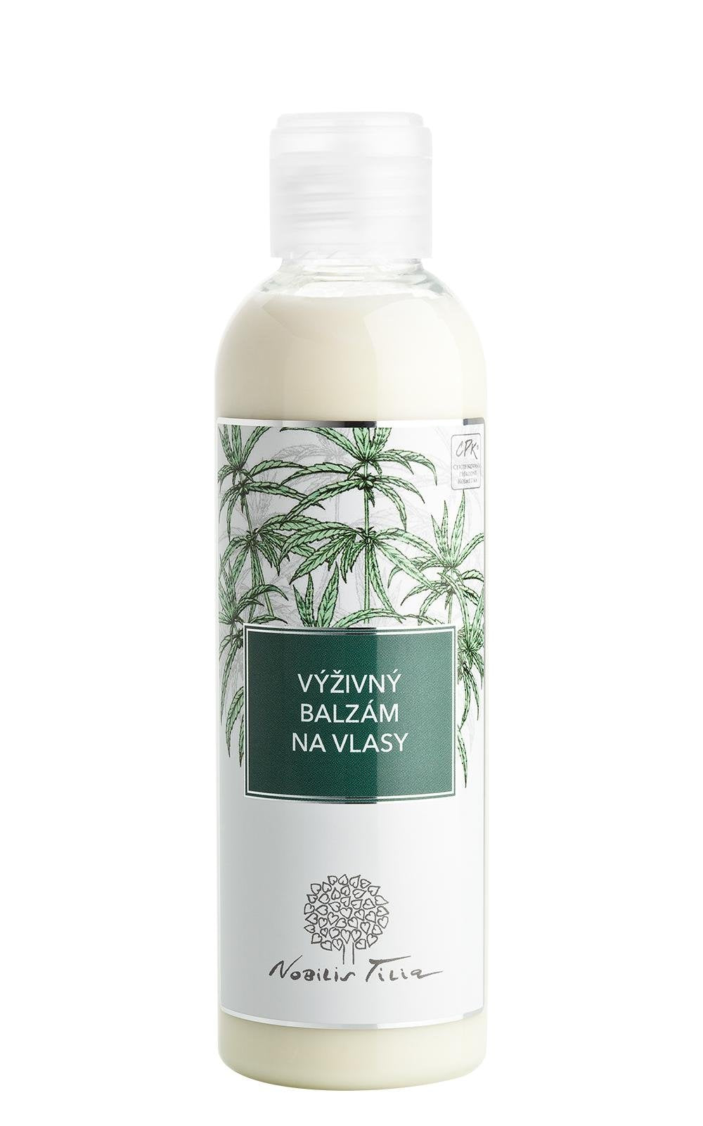 Nobilis Tilia Výživný balzám na vlasy 200 ml - s arganovým a konopným olejem Nobilis Tilia