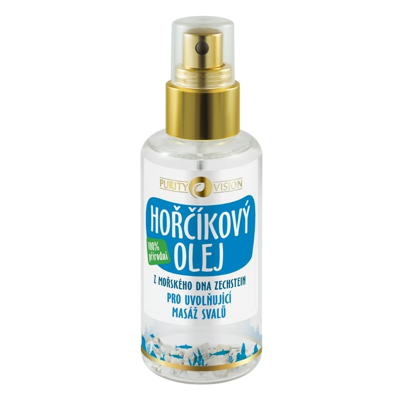 Purity Vision Hořčíkový olej BIO (95 ml) - uvolní namožené svaly Purity Vision