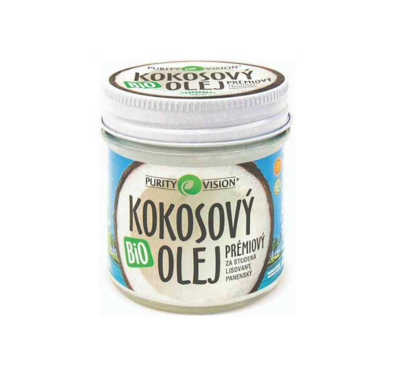 Purity Vision Kokosový olej panenský BIO 120 ml - za studena lisovaný Purity Vision