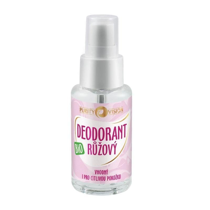 Purity Vision Růžový deokrystal ve spreji BIO (50 ml) - 100% přírodní deodorant Purity Vision