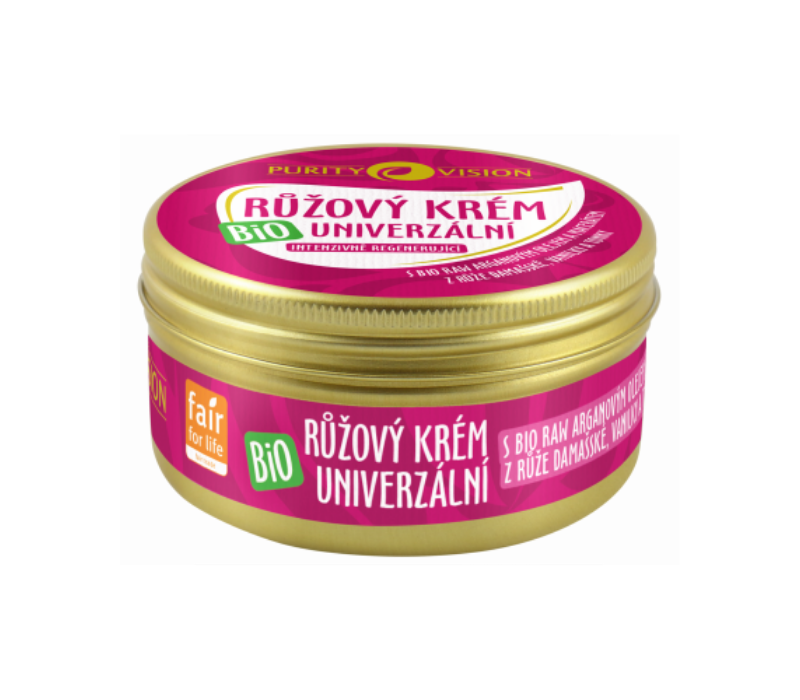 Purity Vision Růžový krém univerzální BIO (70 ml) - v praktickém balení Purity Vision