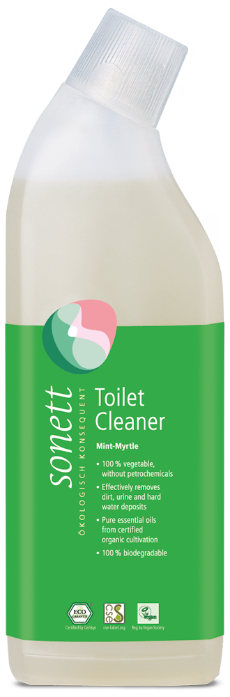 Sonett WC čistič máta a myrta BIO 750 ml - s bio éterickými oleji Sonett