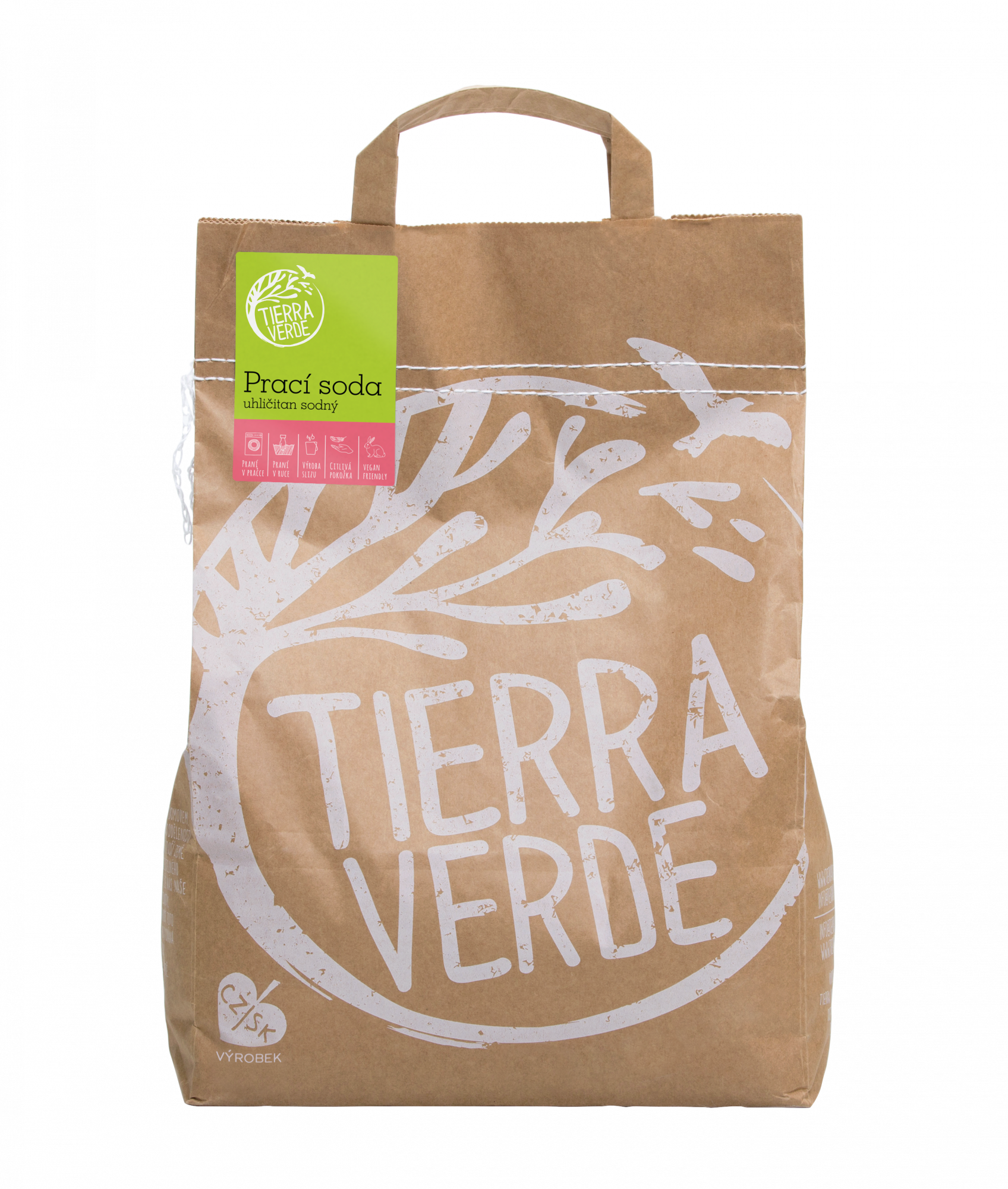 Tierra Verde Prací soda 5 kg - pro výrobu domácího prášku Tierra Verde