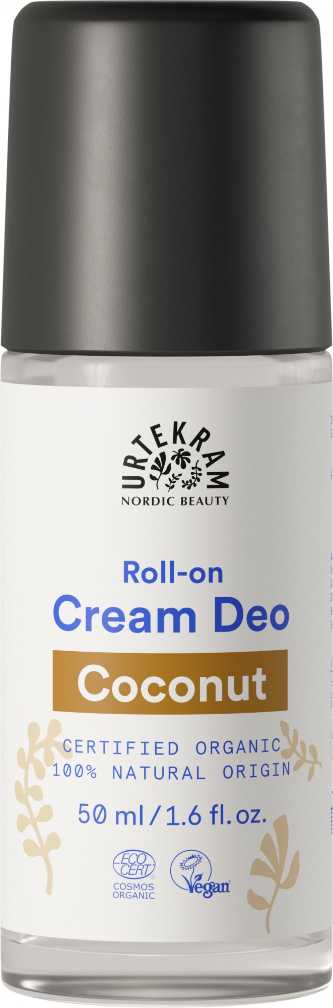 Urtekram Krémový deodorant roll-on s kokosem BIO (50 ml) Urtekram