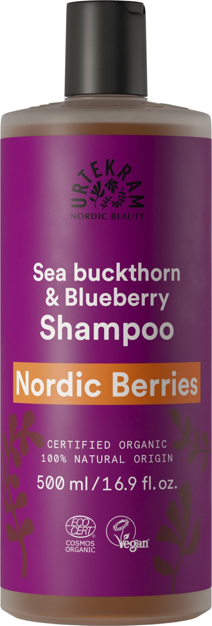 Urtekram Šampon se severskými bobulemi na poškozené vl. BIO 500 ml Urtekram