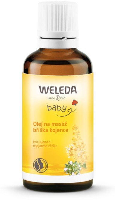 Weleda Kojenecký masážní olej na bolavé bříško (50 ml) - podporuje trávení Weleda