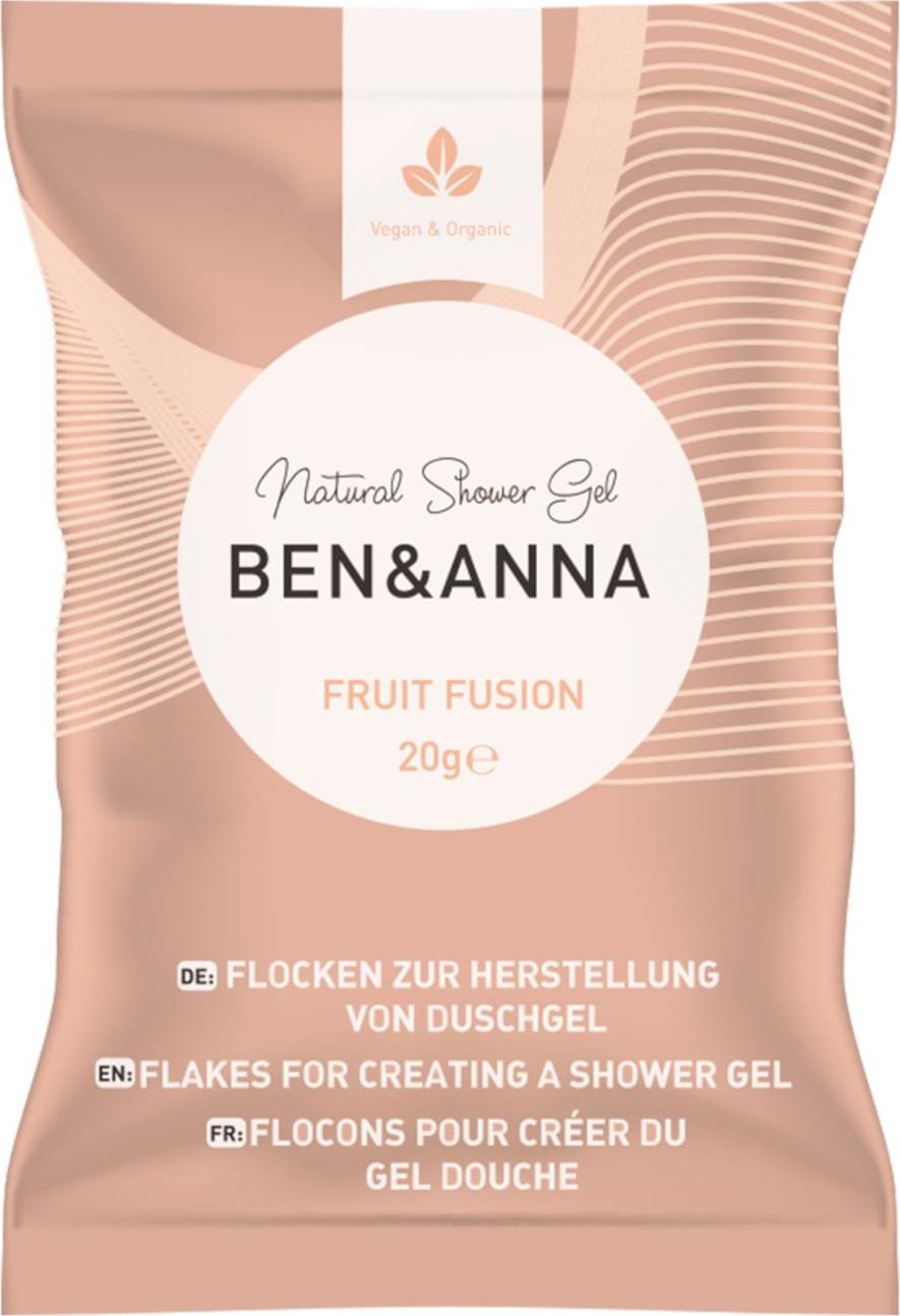 Ben & Anna Sprchový gel v zrníčkách FRUIT FUSION 2 × 20 g