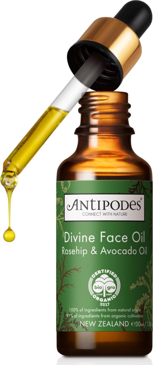 Antipodes Šípkový a avokádový pleťový olej Divine 30 ml