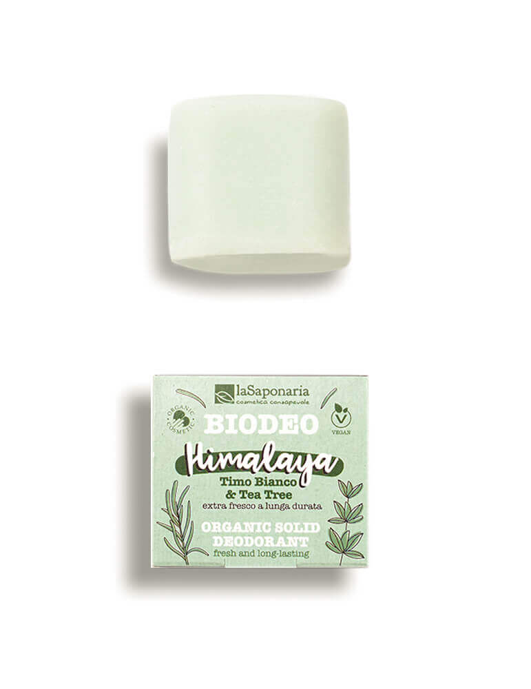 laSaponaria Tuhý deodorant Himalaya BIO (40 g) - se svěží vůní čajovníku a eukalyptu laSaponaria