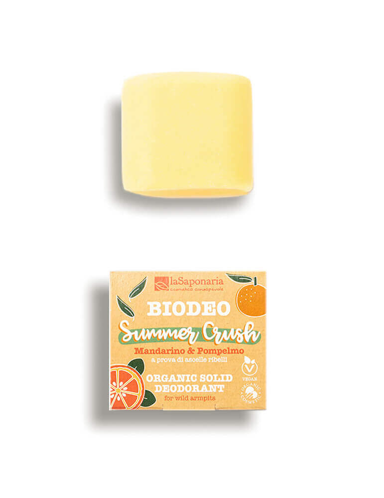 laSaponaria Tuhý deodorant Summer Crush BIO (40 g) - s exotickou vůní citrusů laSaponaria