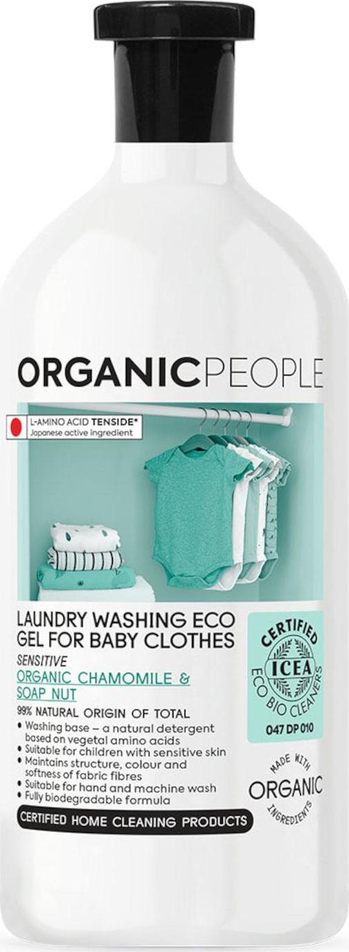 Organic People Eko prací gel na dětské prádlo - Organický heřmánek a mýdlový ořech 1000 ml