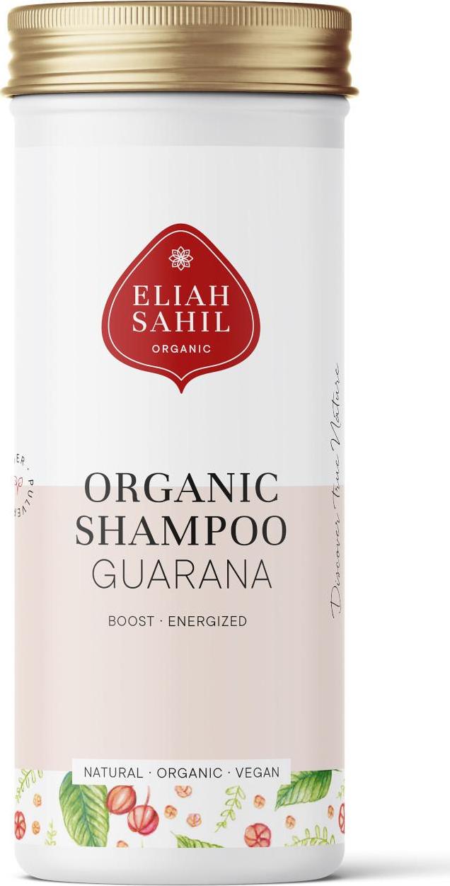 Eliah Sahil Organic Práškový šampon na posílení vlasů Guarana 100 g
