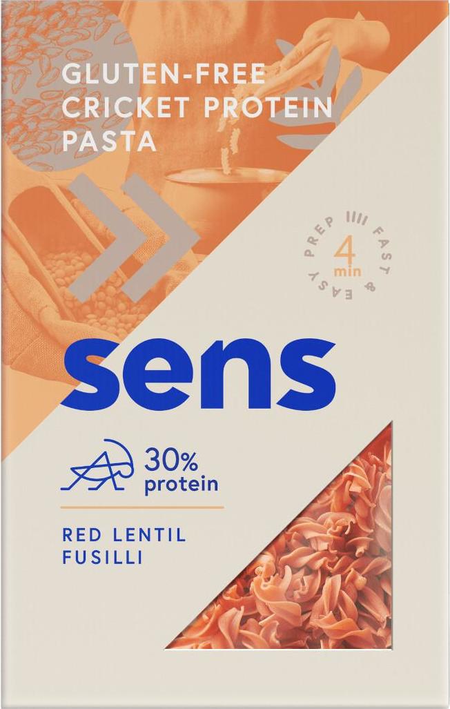 SENS Protein bezlepkové těstoviny s cvrččím proteinem - Čočkové 200 g