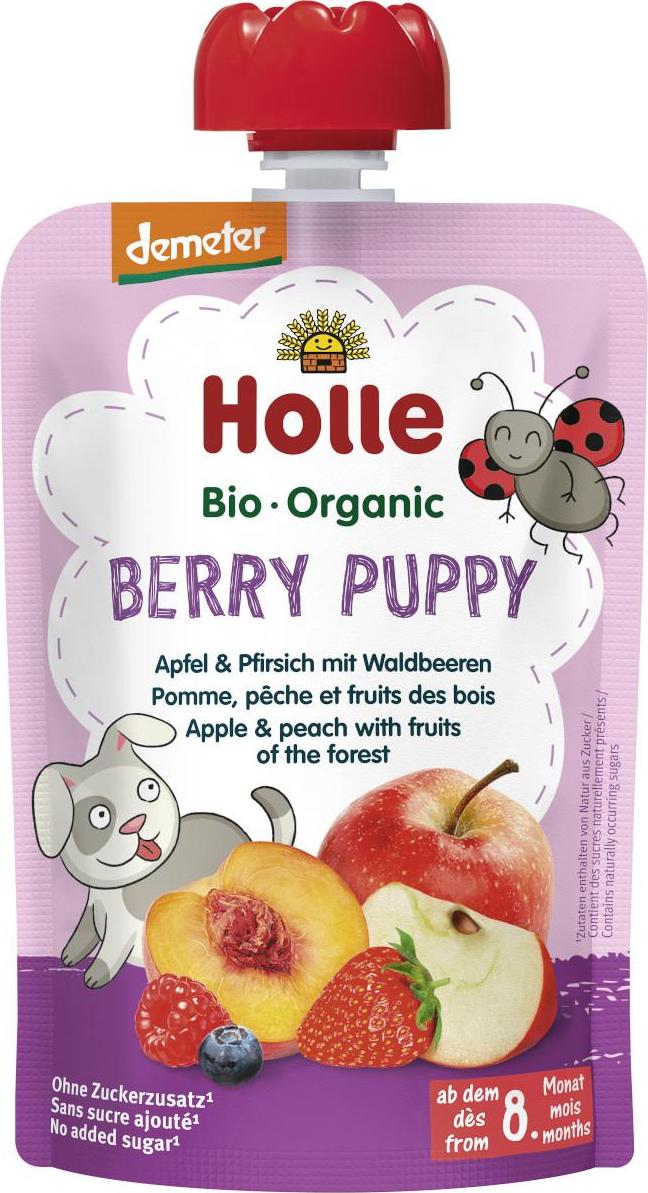 Holle Berry Puppy Bio ovocné pyré jablko