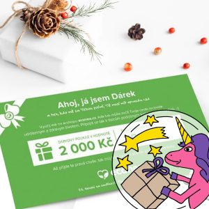Fyzick&yacute; d&aacute;rkov&yacute; poukaz 2000 Kč - ide&aacute;ln&iacute; d&aacute;rek pro každou př&iacute;ležitost Econea