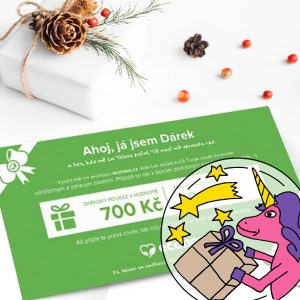 Fyzick&yacute; d&aacute;rkov&yacute; poukaz 700 Kč - ide&aacute;ln&iacute; d&aacute;rek pro každou př&iacute;ležitost Econea