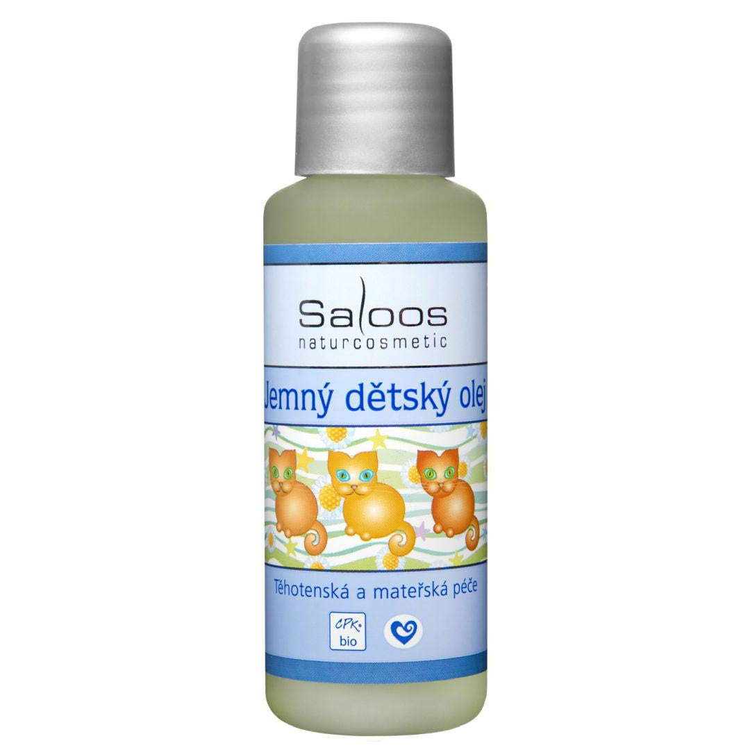 Saloos Jemný dětský olej regenerační BIO (50 ml) - přirozená péče a regenerace pokožky Saloos