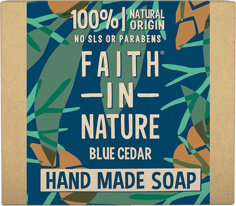 Faith in Nature Tuhé mýdlo modrý cedr