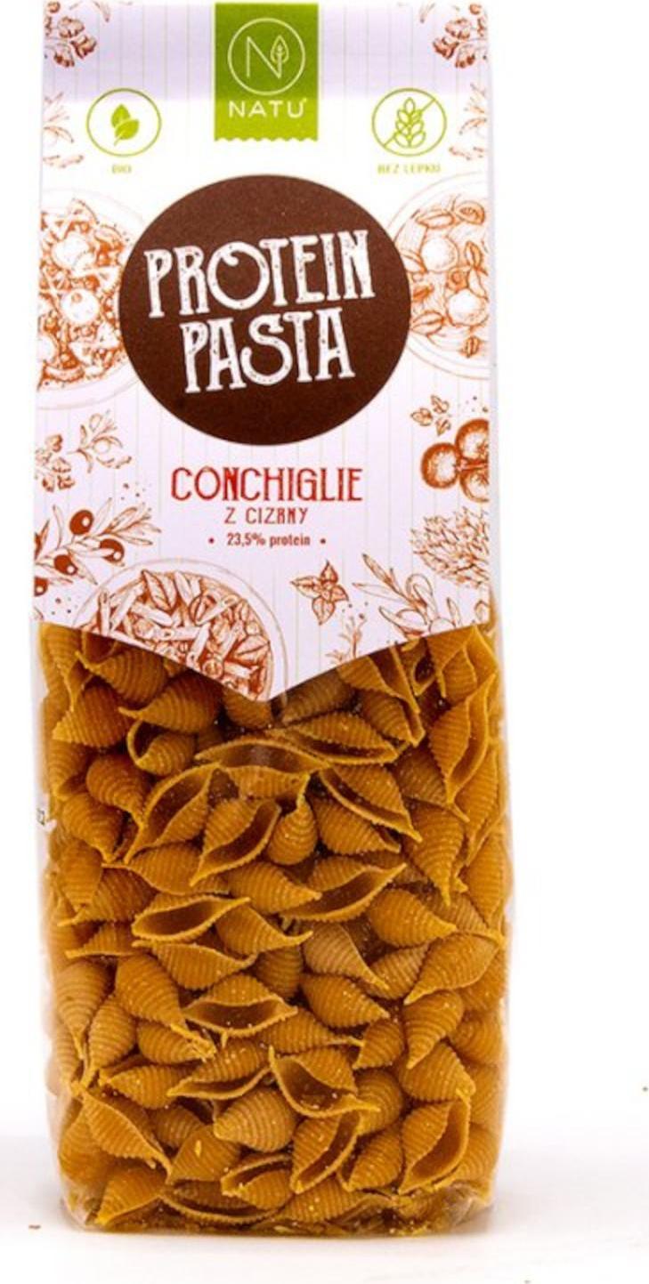NATU Protein Pasta Conchiglie z cizrny BIO 250g