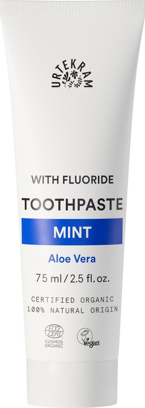 Urtekram Zubní pasta máta s fluorem 75 ml